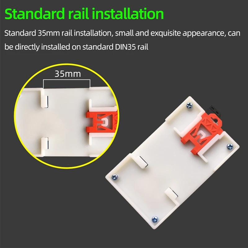 10A LCD Rail Digital Display Thermostat Temperature Humidity Controller With Sensor Dual Channel Relay Module XY-DTH1