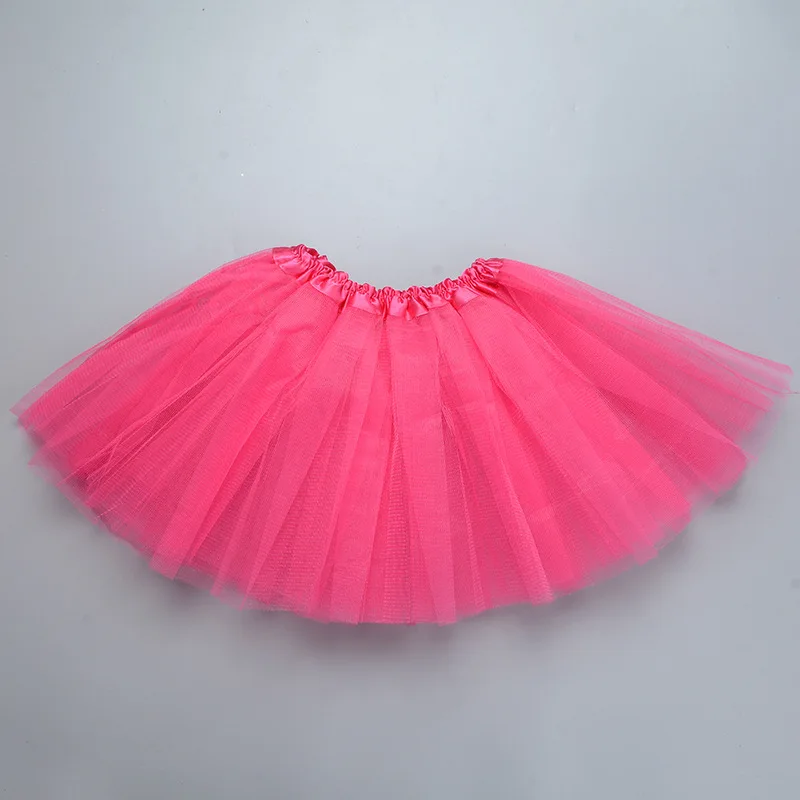 Meisje elastische ballet danskleding tutu's minirok voor verjaardagsfeestje dans 3-laags tule tutu rok voor kinderen prinses 2-8Y meisjes - afbeelding 1