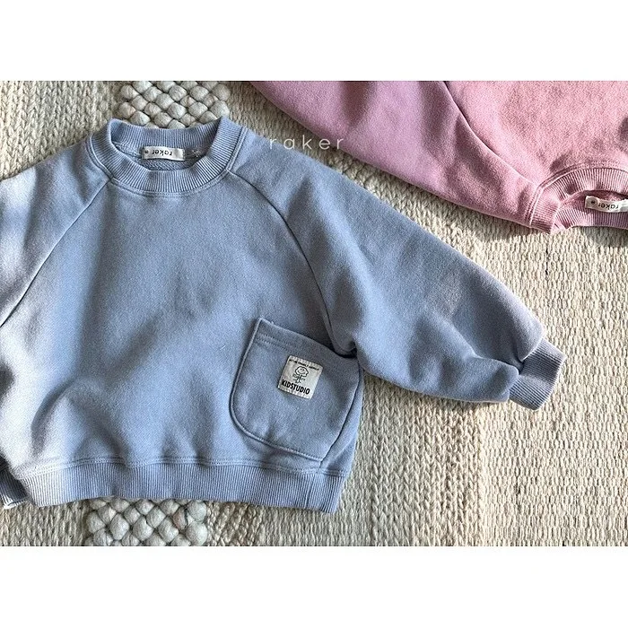 Autumn Winter New Baby Long Sleeve Fleece Sweatshirt Infant Boy Solid Casual Pocket Tops Toddler Girl Plus Velvet Thick Pullover