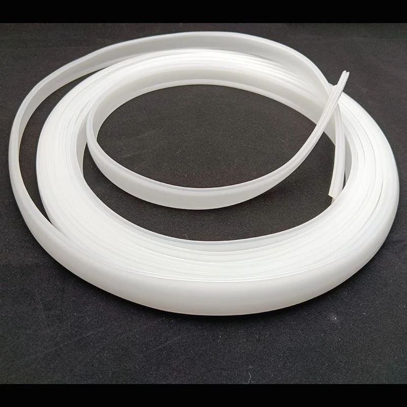 Saluran Penutup Silikon Profil Aluminium Led Dapat Ditekuk Bentuk U untuk Lampu Gantung Diy Lampu Bar Strip Kap Lampu Dapat Diganti Linier