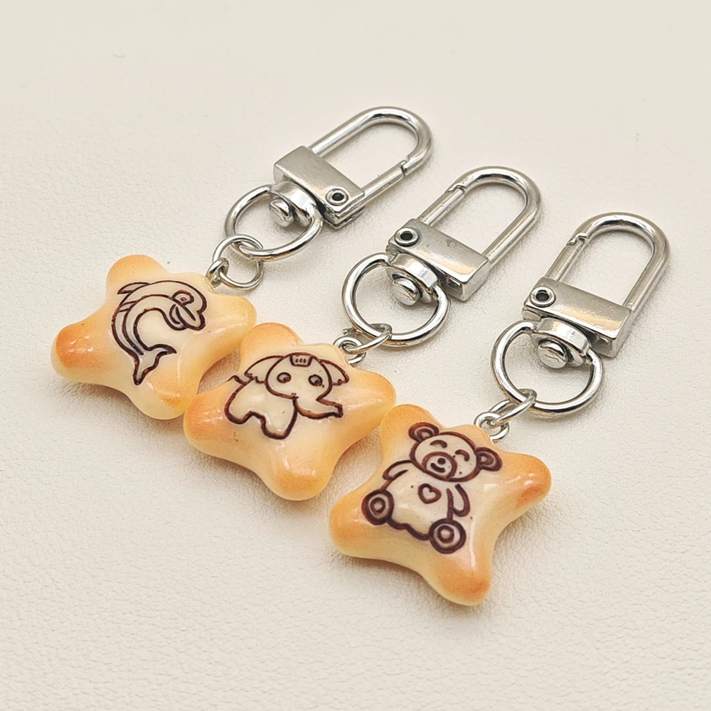 Nuevas fundas de llavero de teléfono de leopardo para Airpods iP 15 cámara CCD mochila colgante de dijes Ins Corea mariposa Y2K Accesorios