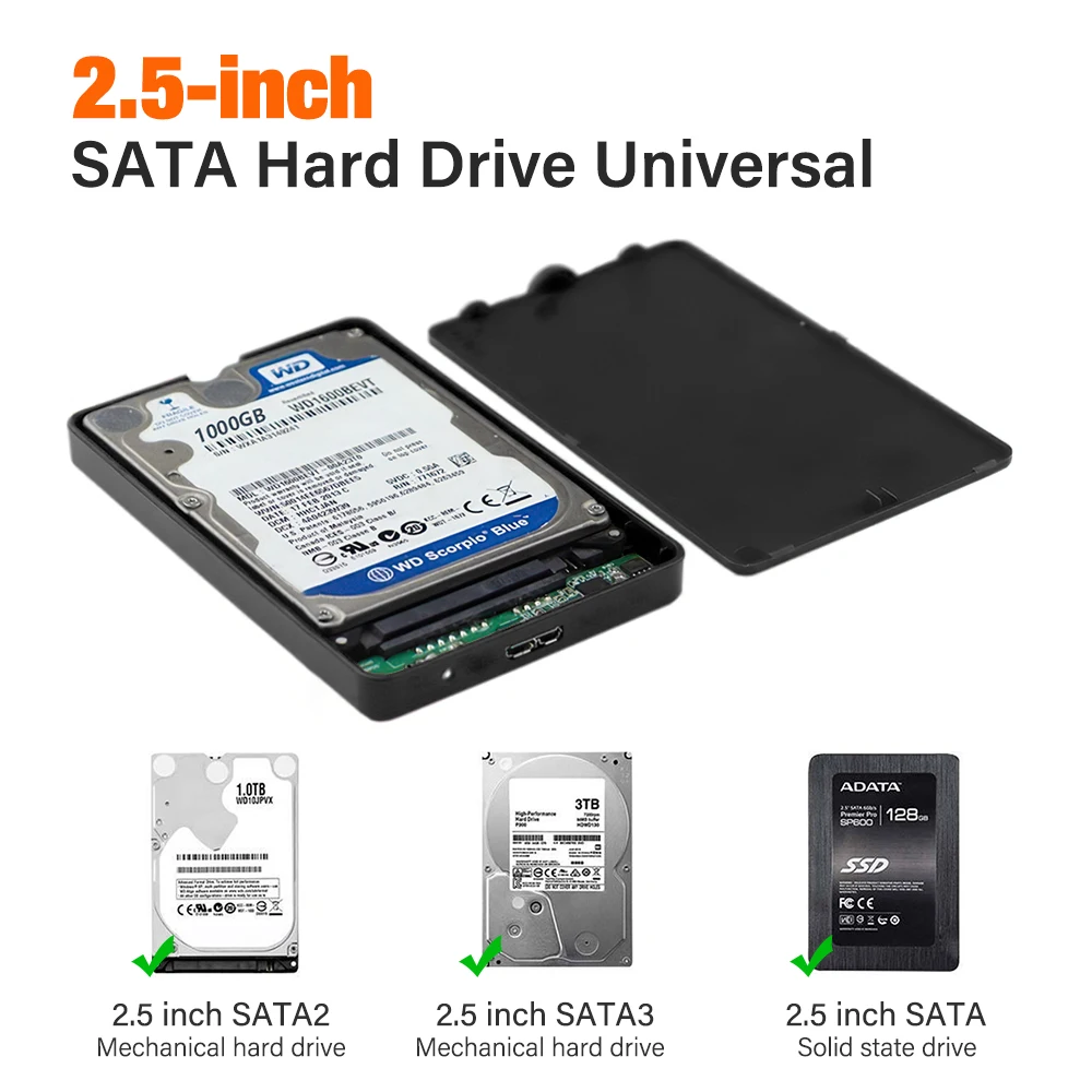 High Speed USB 3.0 HDD Enclosure 2.5