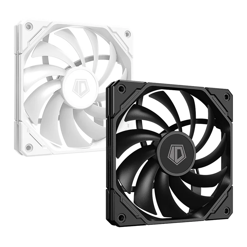 ID-COOLING TF-12015 120mm Cooling Fan Thinckness 15mm Ultra-Thin PC Case Fan 4Pin PWM Temperature Control Mute CPU Cooler 6