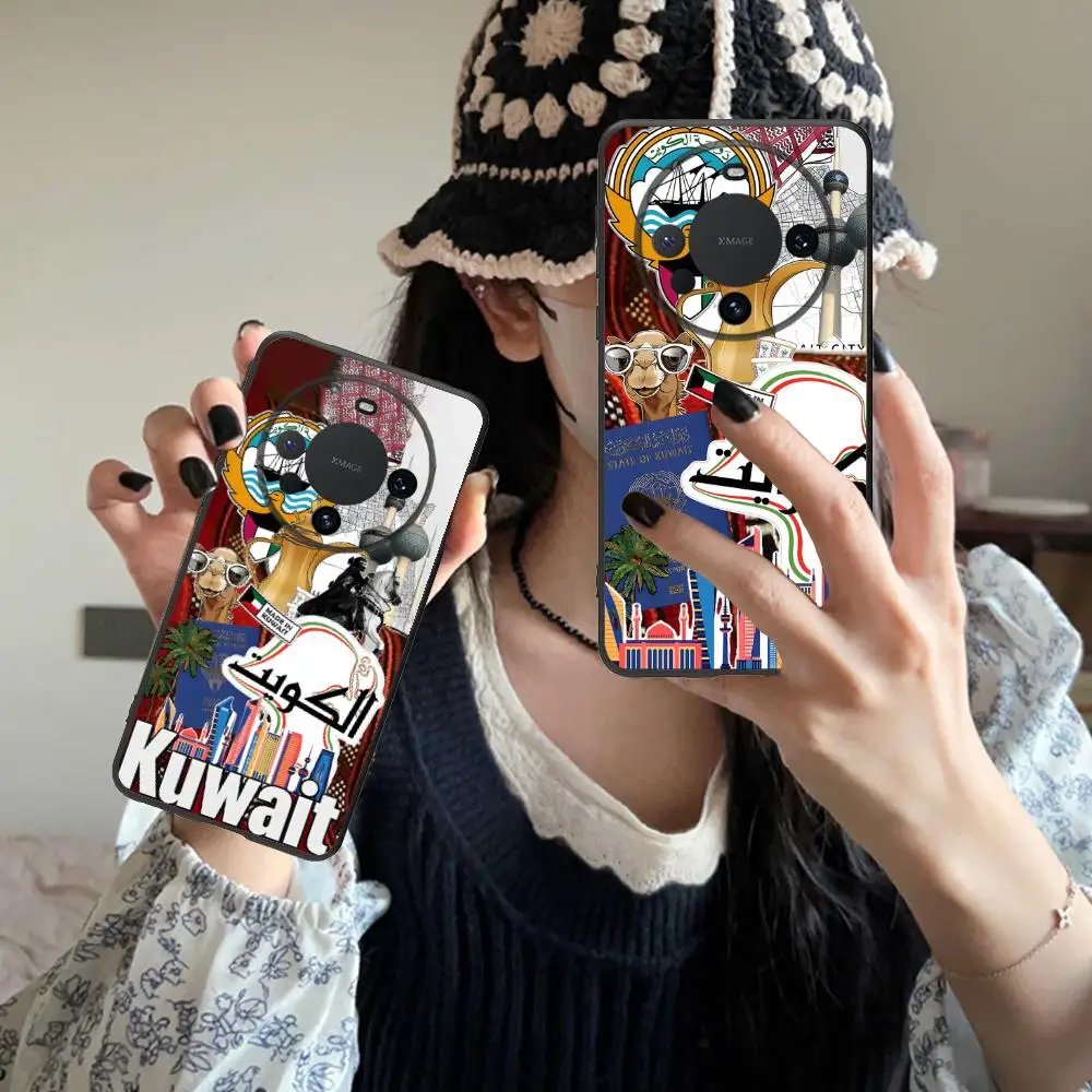 

Kuwait Flag Mobile Phone Case for Huawei Mate 60 50 40 30 20 10 Pro Plus Lite E 5G Colour Printing Protective Smartphone Pretty