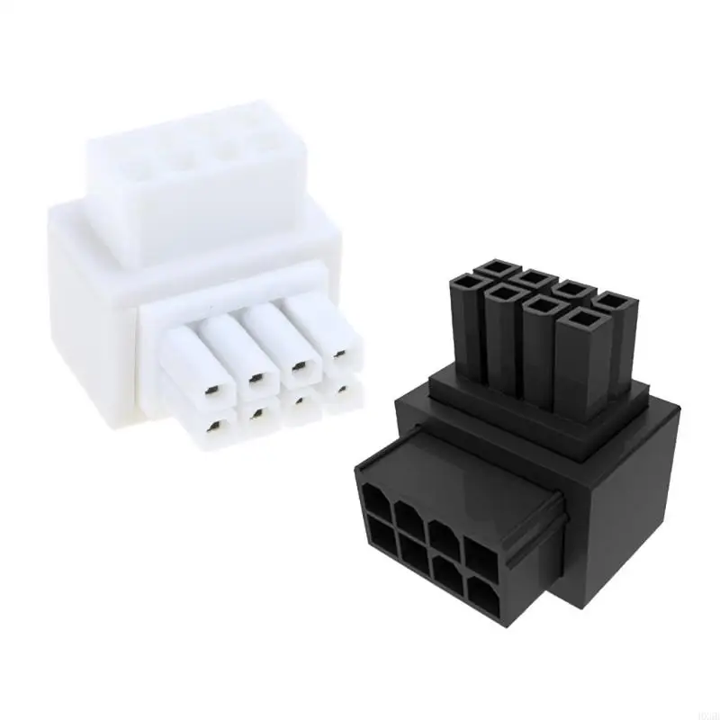 HX6B 8Pin Female 90 Degree Angled to 8Pin Male Power Adapter for Desktops Graphics Video Card Power Steering Connector Gpu