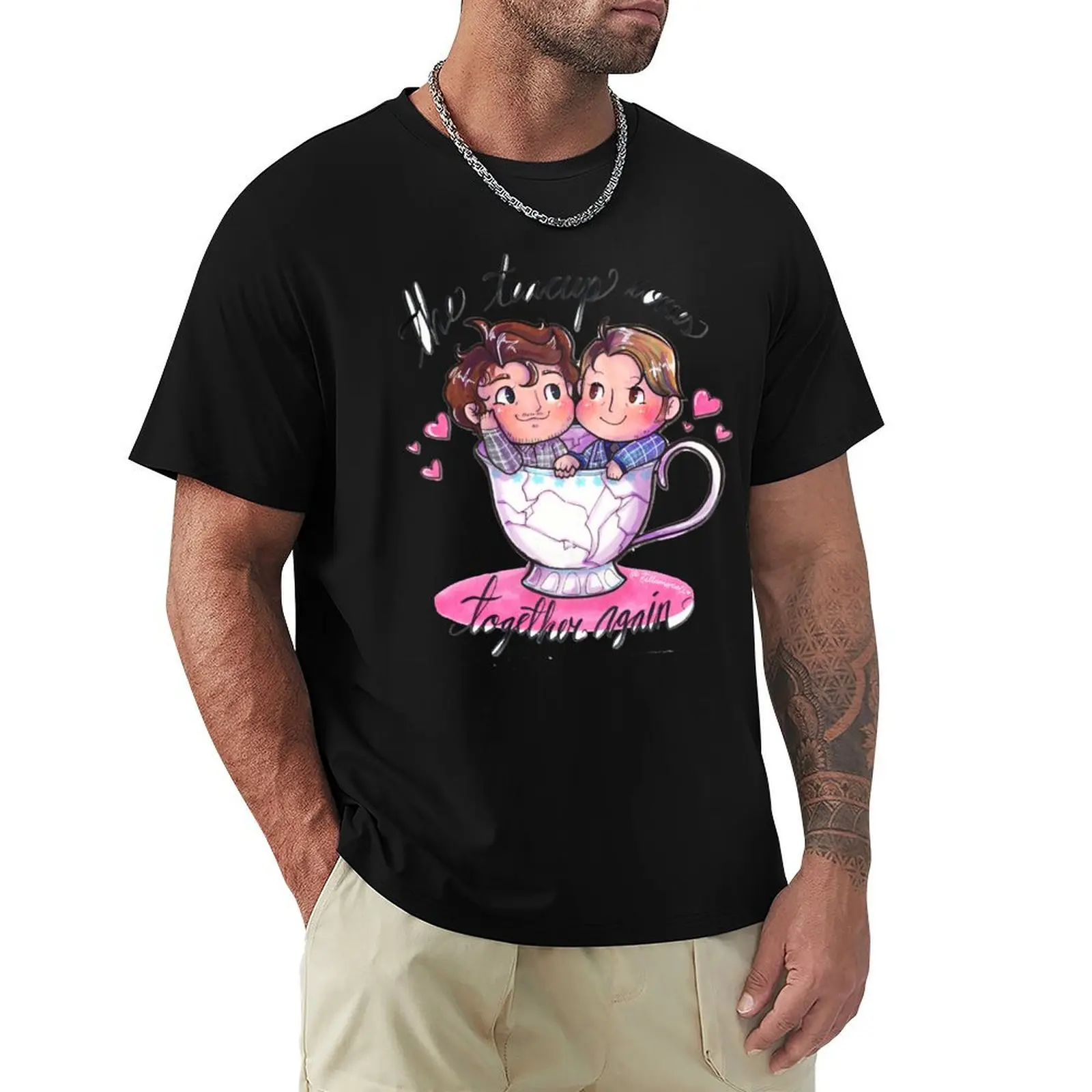 The Teacup Comes Together Again T-Shirt Summer Sports Quick Dry T-Shirt