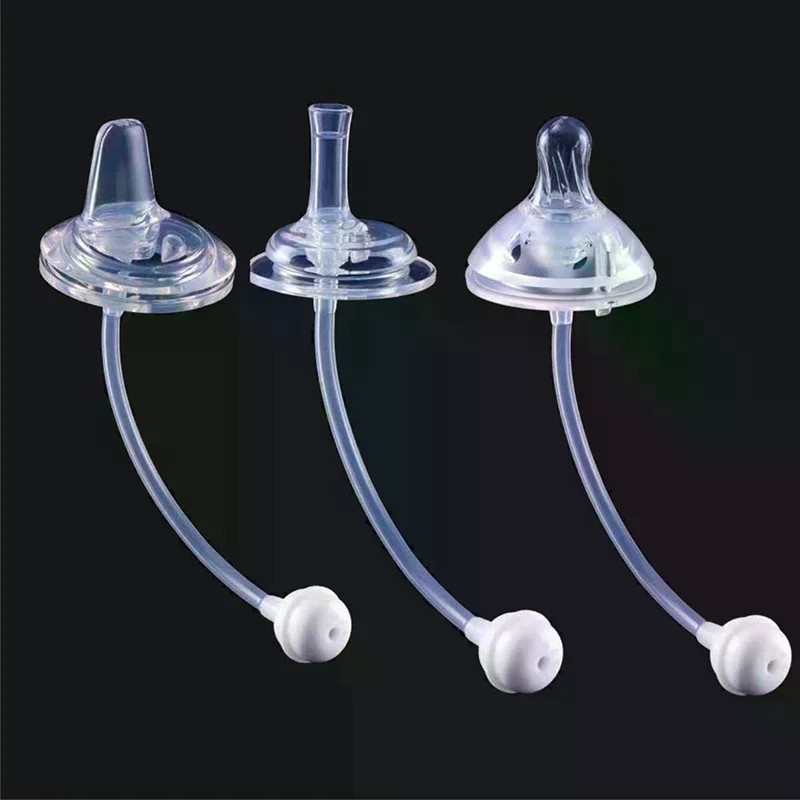 Anti Flatulence Silicone Wide Neck Baby Feeding Milk Bottle Natural Nipple Teat