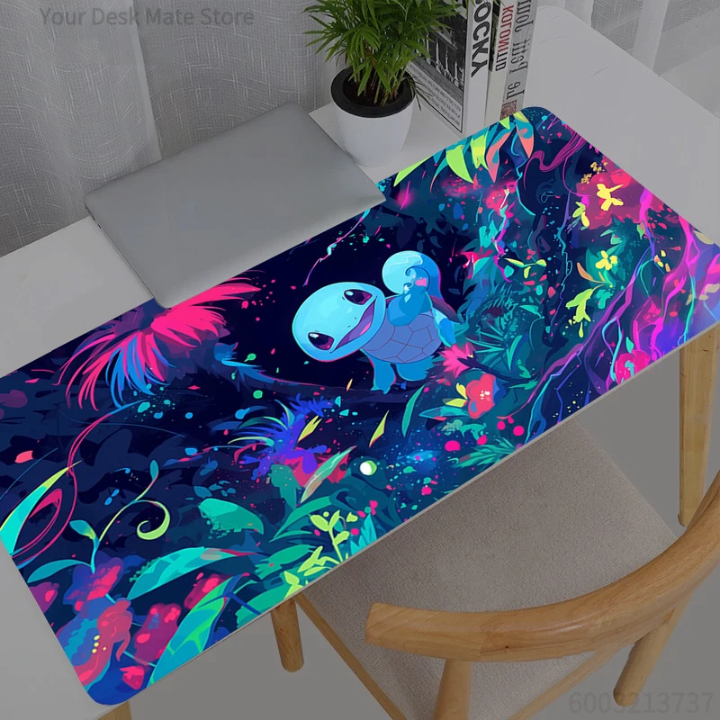 

Mouse Pad New Pokemon Pikachu Anime Gamers Large Computer Extended Game Mousepad Desk Mat Keyboard Rubber Durable Carpet