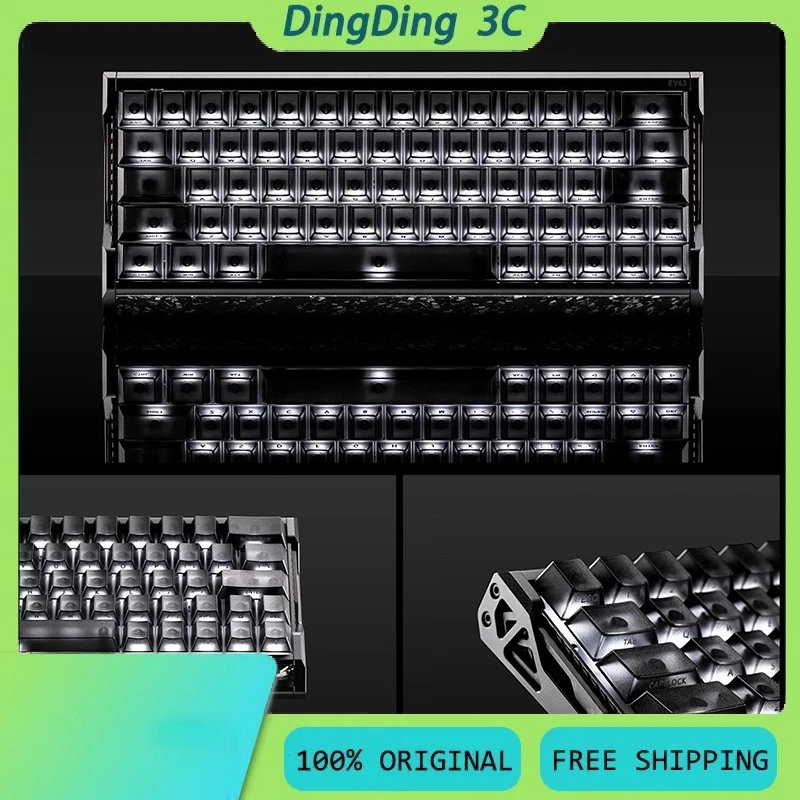 

IQUNIX EV63 Игровая клавиатура с эффектом Холла Магнитный переключатель 0,01 мм RT 8 кГц Скорость покатания с ЧПУ Алюминиевый корпус Поддержка SOCD DKS MT RGB