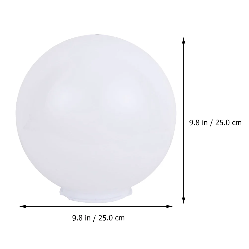 lamp shade Lamp Post Globe White Globe Light Shade Outdoor Post Wall Lamp Fixture Cover Decorative Round Lamp Cover 15cm post