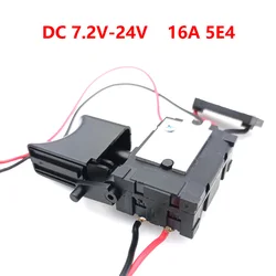 4PCS Electric Drill Dustproof Speed Control Push Button Trigger Switch Power Tool DC 7.2-24V Cordless Drill Switch Replacement