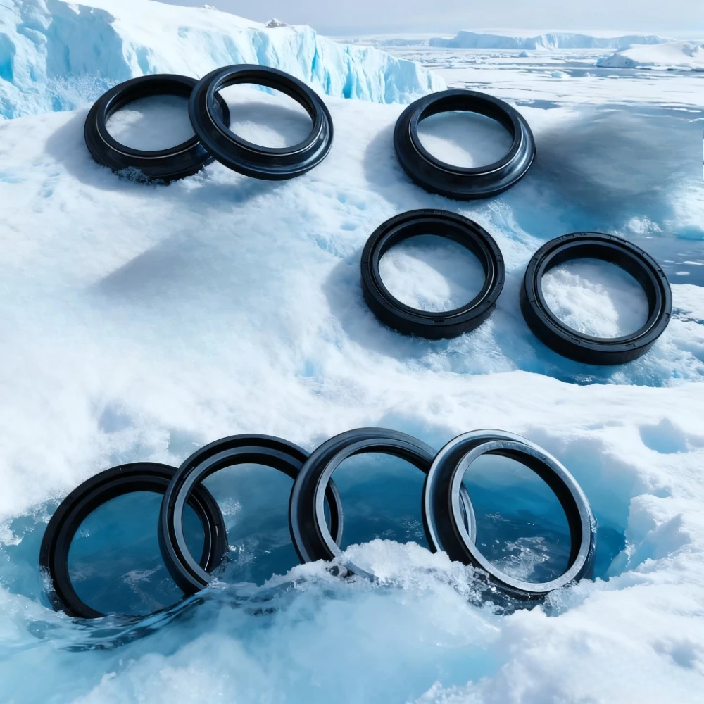 48*58*9.5/11.5 Front Fork Oil Seal Dust Cover Spring for Yamaha YZ125 YZ250 F FX YZ450 WR250 F WR300 WR450F 48x58x9.5/11.5 48x58
