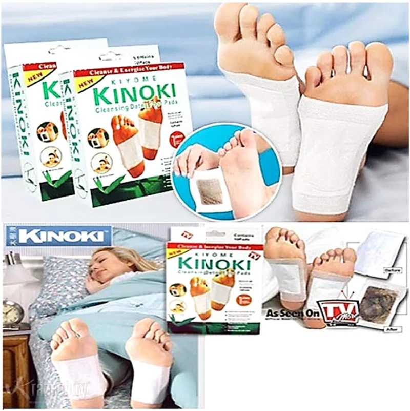 Korea Kinoki Cleansing Detox Leg Healthy Herbal Pads Ubat Feet Care Foot Spa Dropshipping Foot Care Dispel Dampness Sleep Well