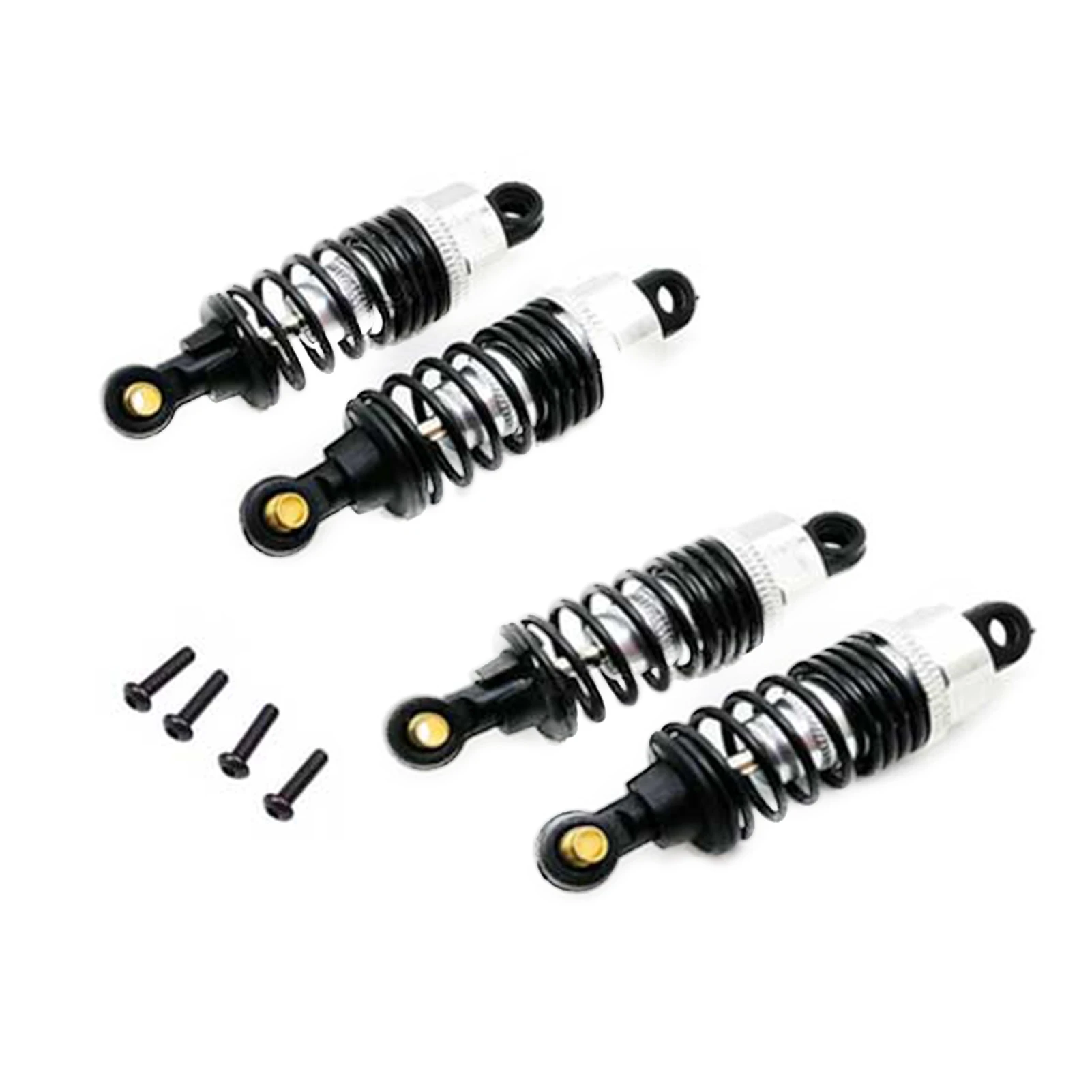 4pcs Aluminium Alloy Chassis DIY Shock Absorber Upgrade Parts Accessories Durable Direct Fit For Tamiya TT02 1/10 RC Car