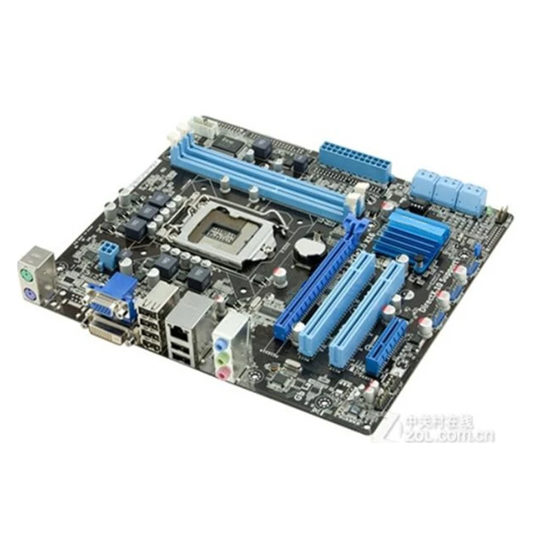 For Intel H55 P7H55-M PLUS motherboard Used original LGA1156 LGA 1156 DDR3 8GB USB2.0 SATA2 Desktop Mainboard