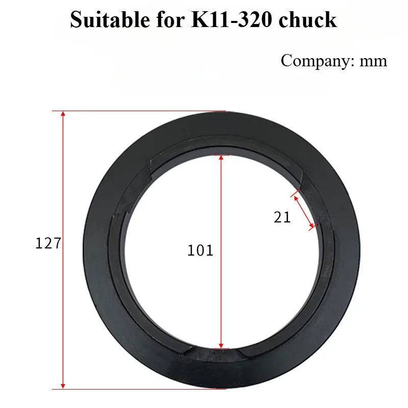K11-80/100/125/160/200/250/300 Three-Jaw Chuck Claw Trimmer, Manual Eccentric Trimmer, Lathe & CNC Boring Jaw Repair Tool