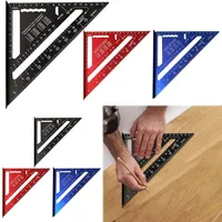 7 Inch Triangle Ruler High Precision Speed ​​Square Angle Protractor 90° Triangle Carpenter Square Ruler Wood Working Tools