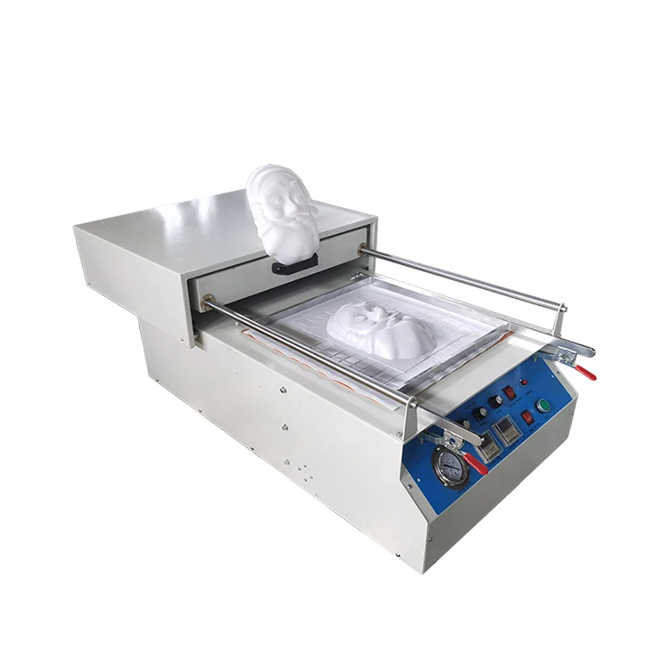 PVC Acrylic PE PP ABS thermoforming Depth vacuum forming machine for suction press shape