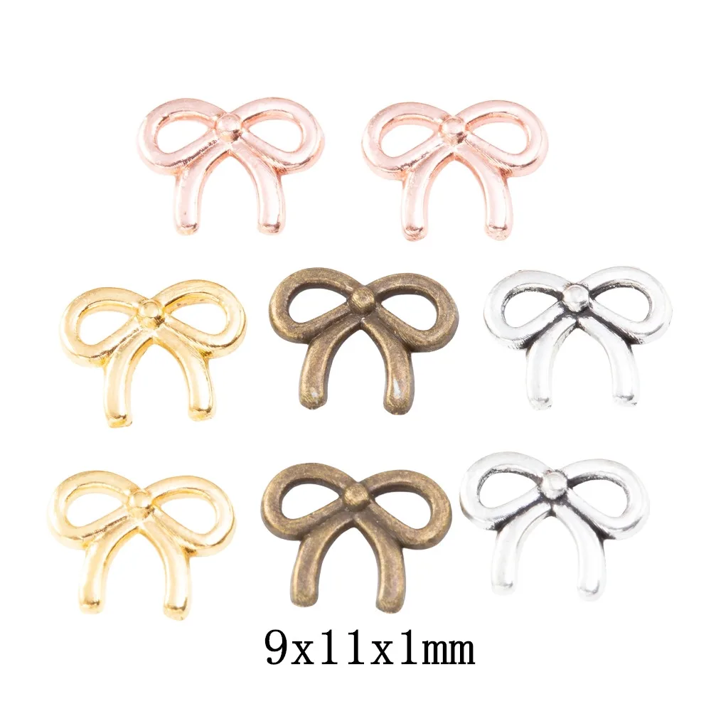 200pieces (Tie tie) vintage zinc alloy charm metal pendant DIY jewelry discovery making accessories2772