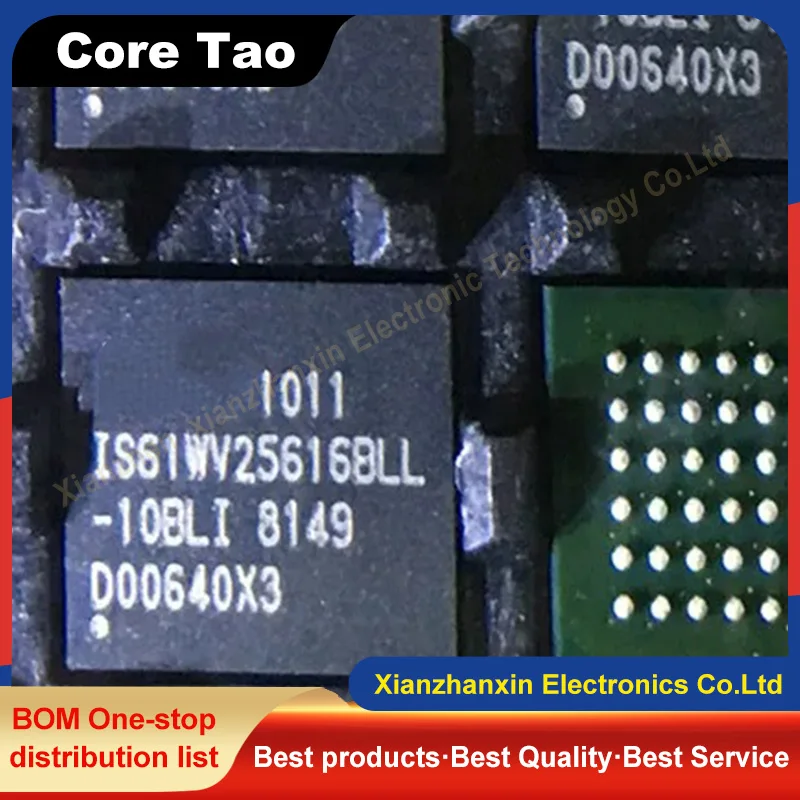 1pcs/lot IS61WV25616BLL-10BLI IS61WV25616BLL BGA-48 Memory IC