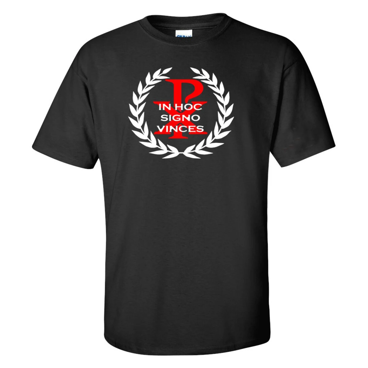 

"In Hoc Signo Vinces" Chi Rho Knights Templar Symbol T-Shirt New 100% Cotton O-Neck Short Sleeve Casual Mens T-shirt Size S-3XL