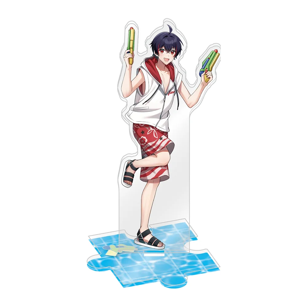 15CM Colorful Peach Acrylic Stand Noa Japapa Summer Land Swimwear Anime Figure Model Desktop Plate Decoration Toy Keychain Gift