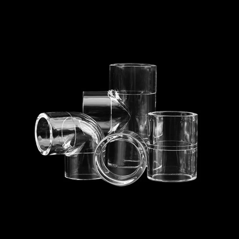 16/20/25mm Transparent Plastic Pipe Fittings Straight Right Angle Elbow Tee Connector Fishbowl Water Supply Adapter 3 Way Joints