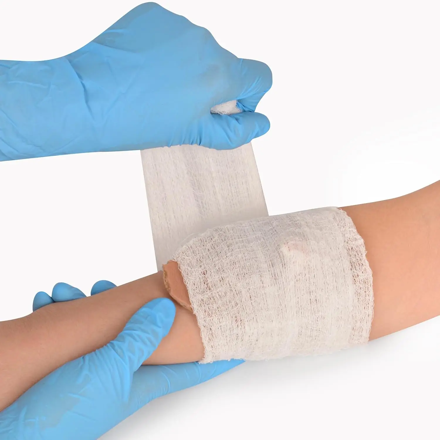 Open fracture wound packaging trainer wound dressing training model