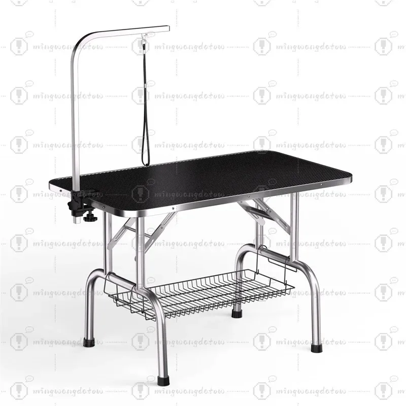 Foldable Pet Grooming Table for Dogs, Portable Bathing & Trimming Table for Home Use