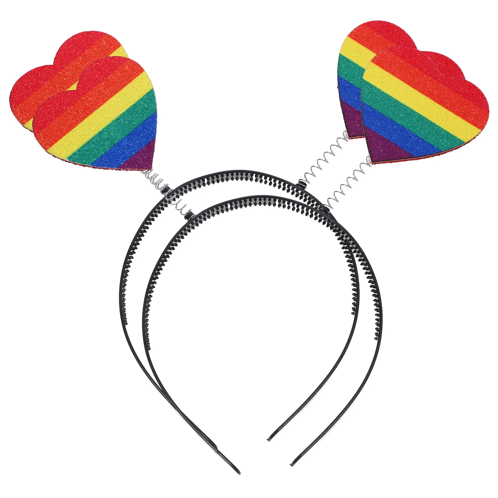 2pcs Month Hair Band Heart Headwear Accessory Outfit for Women Men headband costume headband cosplay headwear