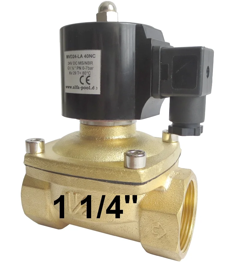 IP67 Class Solenoid Valves Model 2W400-40-D G1 1/2'' Ports High Quality 12-240V Voltages