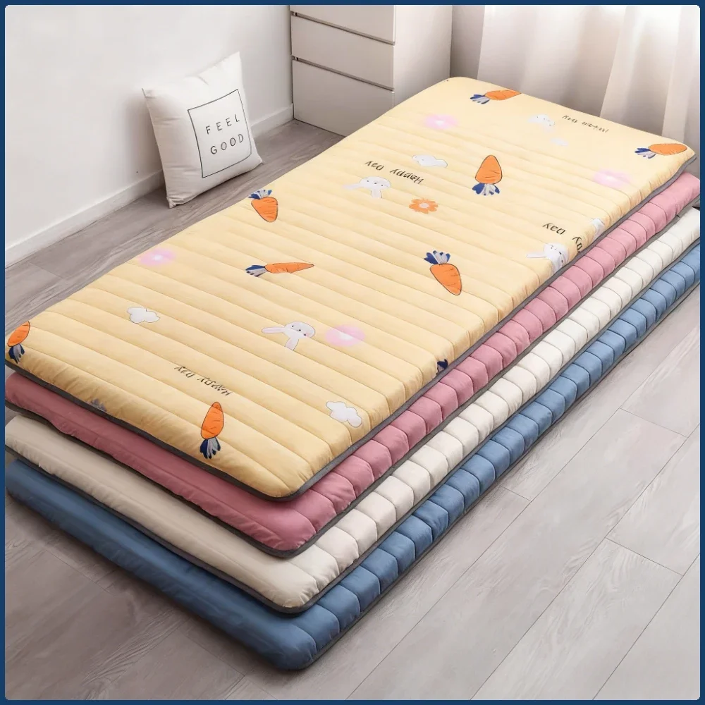 

Folding Mattress Pad - Single Memory Foam Floor Bed for Dorm & Rental Homes, Portable Foldable Bed Roll, bedroom furniture