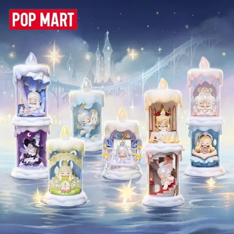 POPMART CHAKA Candlelit Wander Serie Blindbox-Spielzeuge Kawaii Anime Actionfigur Caixa Caja Überraschungs-Mystery-Box Puppen