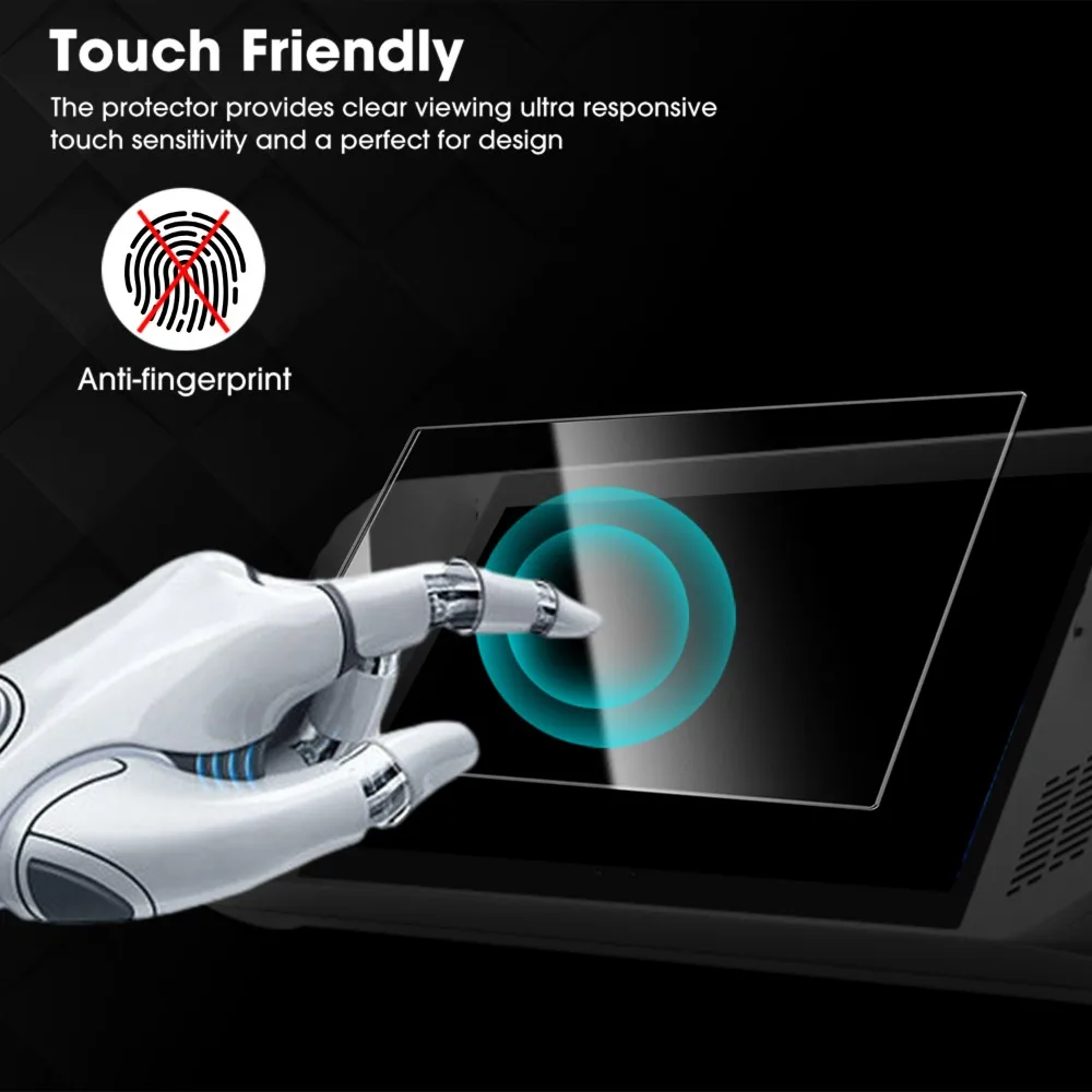 1-3 قطعة واقيات شاشة من الزجاج المقسى لوحدة التحكم في الألعاب ASUS ROG Ally X HD أفلام واقية شفافة مضادة للخدش لـ ROG Ally X