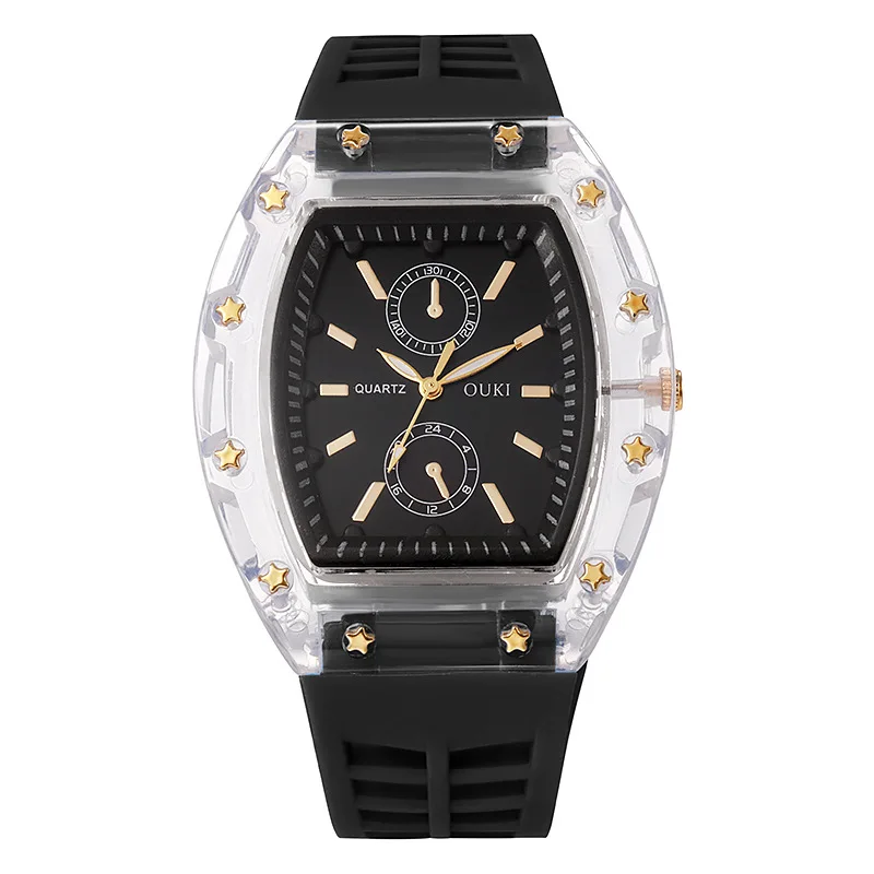 جديد أزياء النساء الساعات الفاخرة الرجال تونيو سيليكون جيلي كوارتز ساعة للهدايا Relogio Feminino الطلاب ساعة اليد رائجة البيع