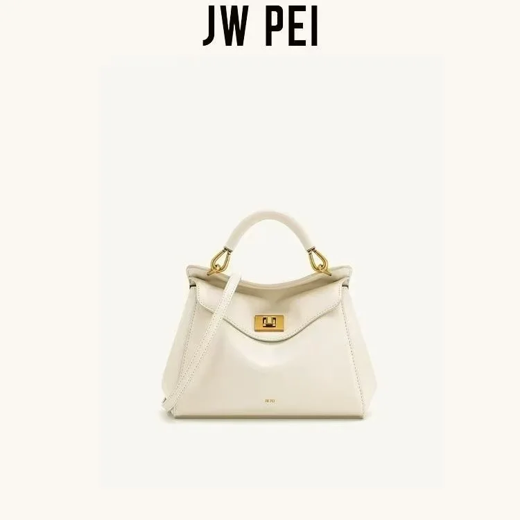 

JW PEI handbag new lock shoulder crossbody bag high-end feeling light luxury bag for women