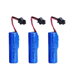 3.7V 800mah Battery 14500 For C2 D828 RC Stunt Dump Car Toy Accessory 3.7V 14500 Li-ion battery with SM-2P Plug