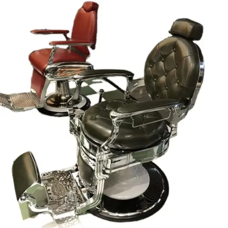 Reclining Hydraulic Vintage Hair Shop Moder Lifting Hairdressing Furniture Beauty Salon Styling Barber Chair