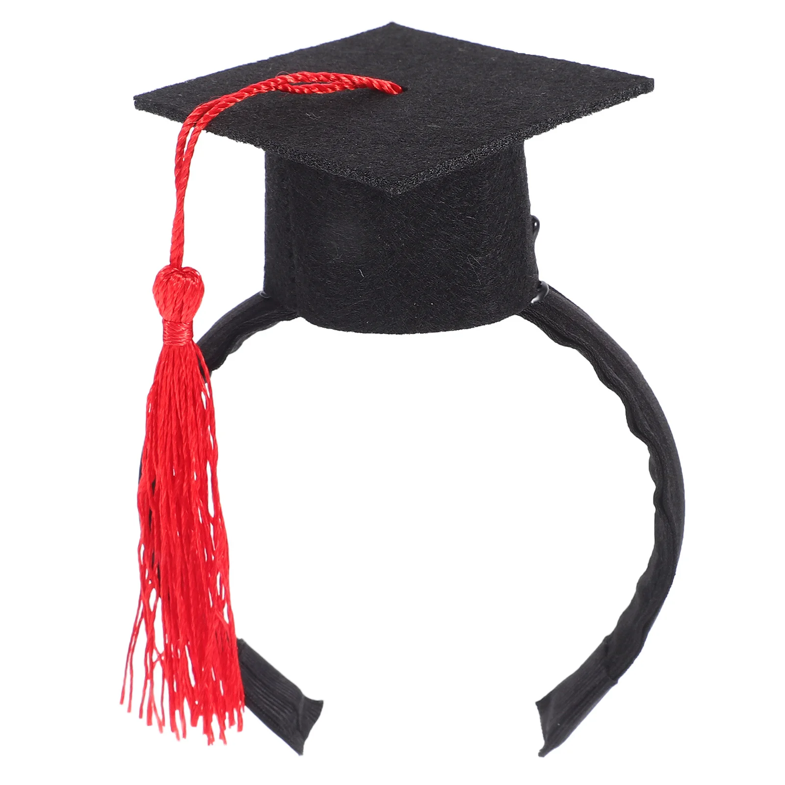 

Pet Doctor Hat Graduation Costume Soft Material Elastic Headb Dog Cat Accessories Felt Academic Style Pet Supplies