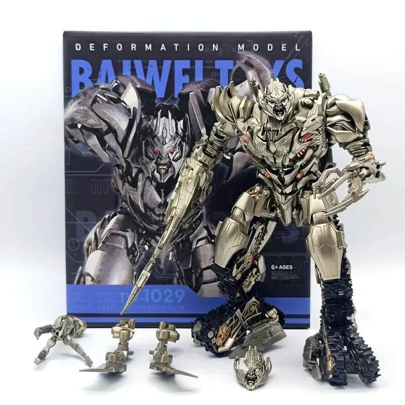 In Stock Baiwei Transformation Tw1029 Tw-1029 Megatank Movie Metal Coating Studio Series Ko Ss13 Action Figure Robot Toys