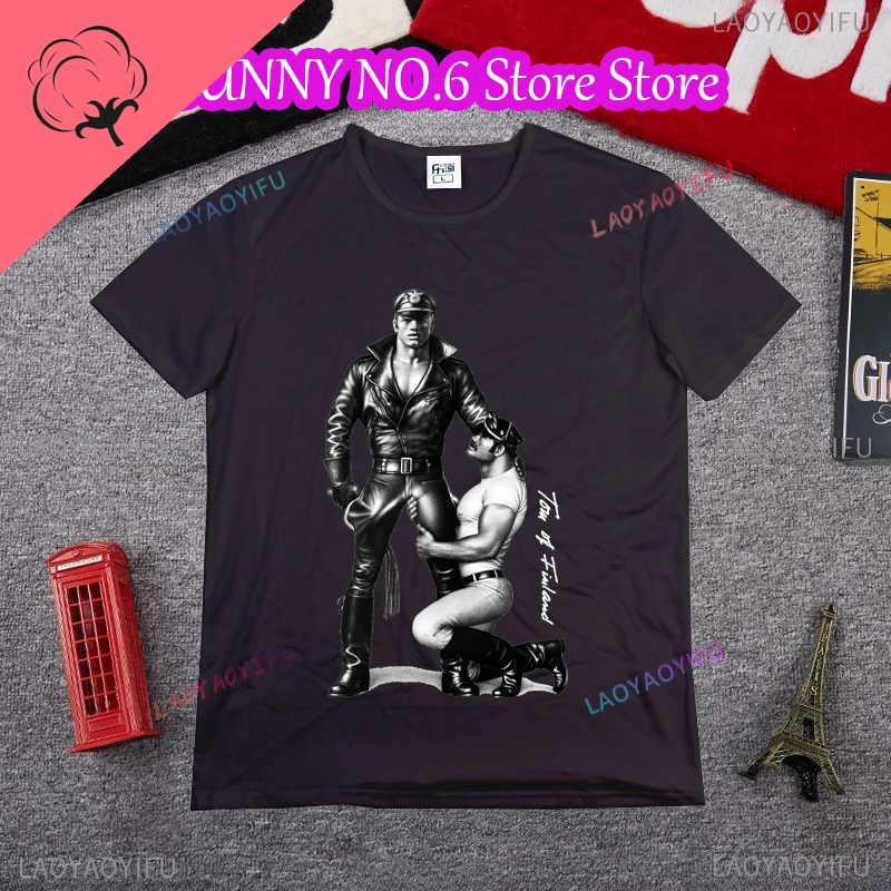 الأفلام الشهيرة شعبية أعلى بيع توم من فنلندا صديقها تي شيرت مثلي الجنس رجال الشرطة الرجال تي شيرت جديد إمرأة بلايز للجنسين