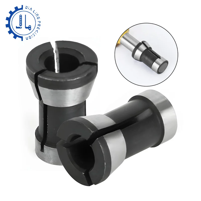 1pc 6.35mm 8mm 6mm Collet Chuck Holder for Engraving Trimming Woodworking Machine Electric Router Milling Cutter Accessories