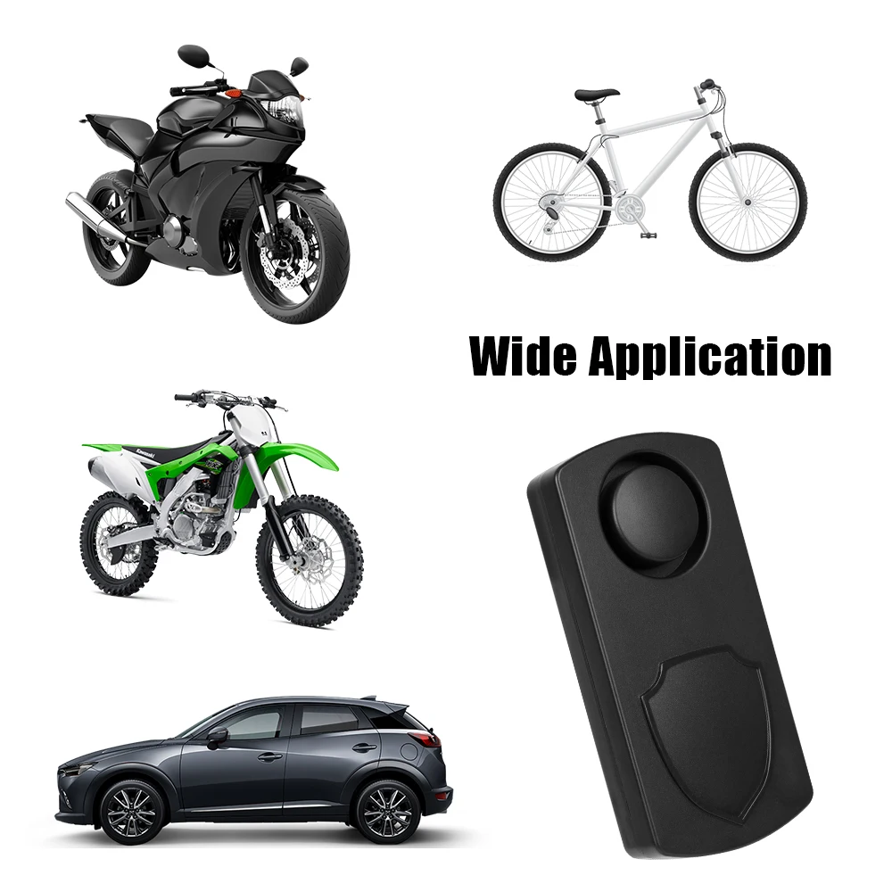 Security Anti Lost Vibration Detector Alarm Wireless Remote Control Waterproof Bike Motorcycle Electric Bicycle