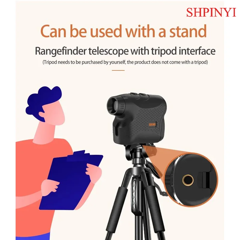 Aikesi Laser Rangefinder for Golf Hunting Flag-Locking and Distance-Measuring Pin-Seeker Feature Included