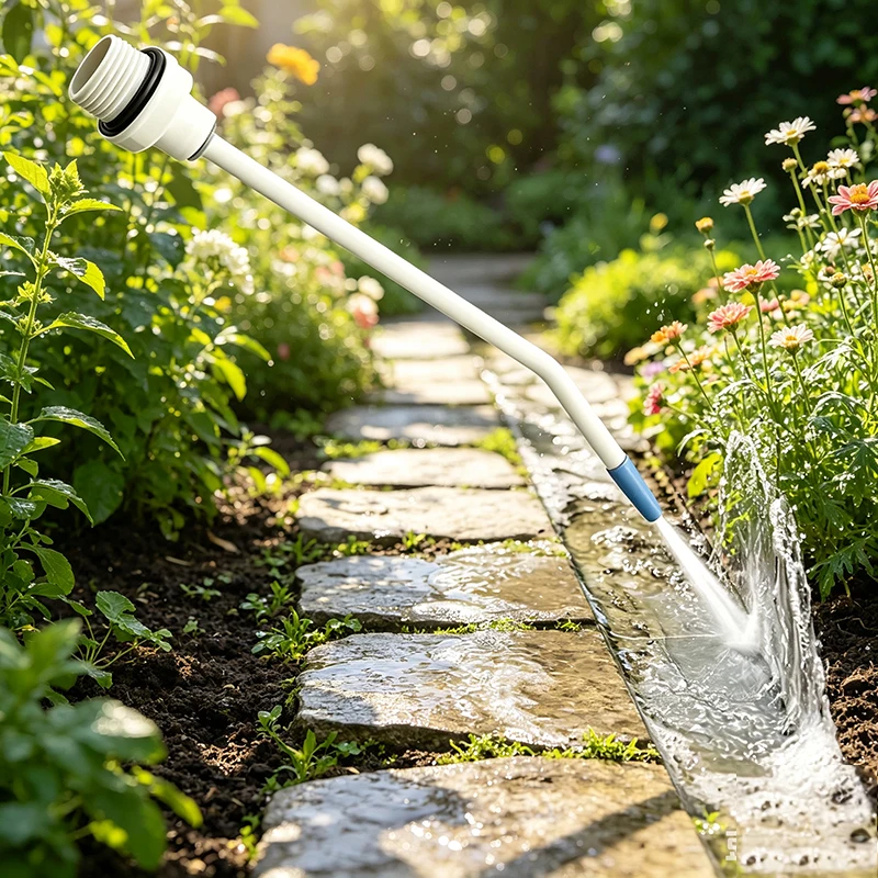 High Pressure Watering Nozzle,Garden Sprayer Nozzle For Flower Bed Plant Irrigation Cleaning & Toilet Gap Floor Drain Stain Wash