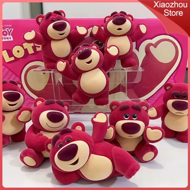 

52TOYS Disney Lotso It'S Me2 V1 Series Blind Box Figurine Toy Cute Strawberry Bear Mystery Box Anime Figure Collection Model