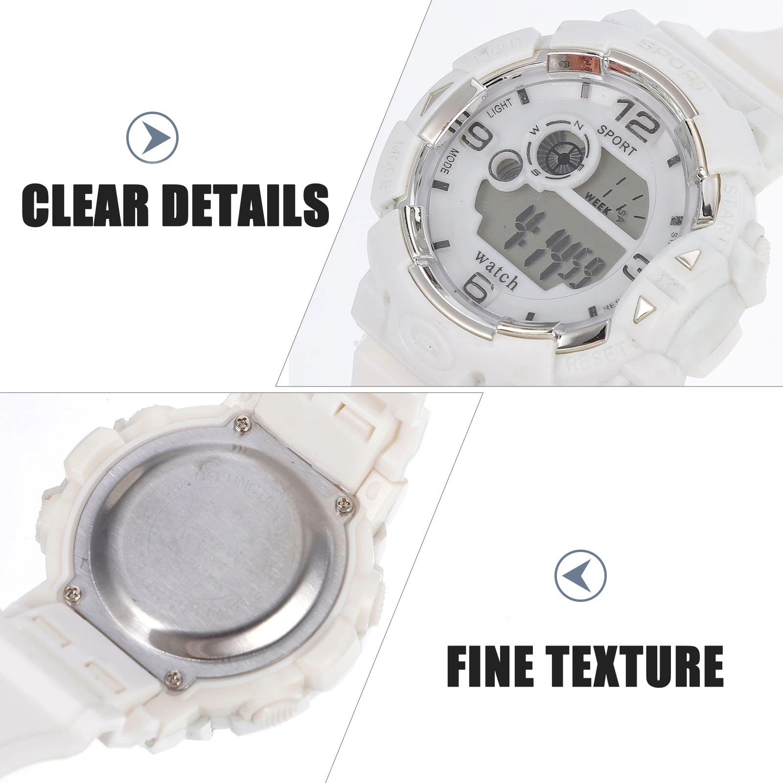 

Electronic Watch Nightlight Sports Waterproof Digital Luminous Silica Gel Outdoor Fitness Students Casual LED Watches