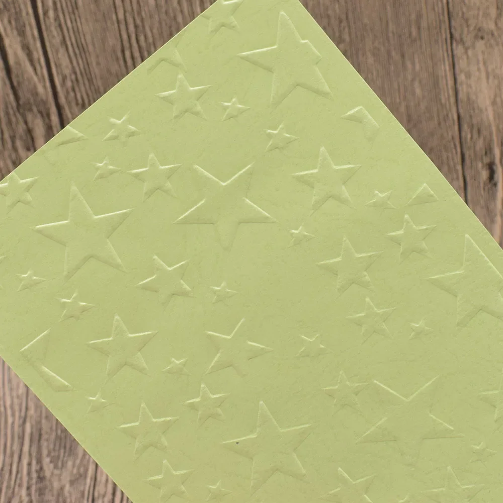 Star Plastic Embossing Folder Scrapbooking Paper Card Making Craft Template DIY Photo Album Decor