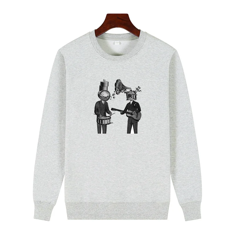 Neutral Milk Hotel Indie Rock fashion graphic sweatshirts fleece Round neck hoodie cotton thick sweater hoodie Men's sportswear