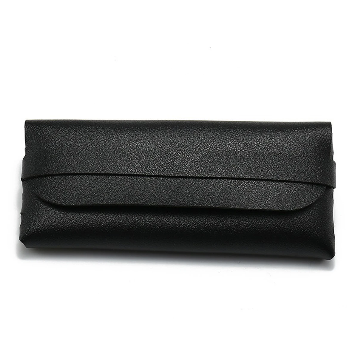 Black and White Soft and Stylish Leather Glasses Cases - Glasses Protection Bags, Travel Accessories for Men and Women - Stylish